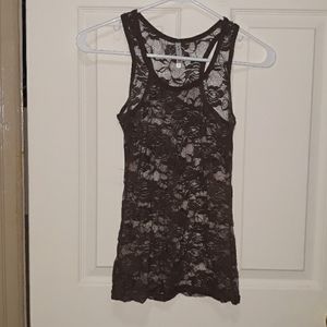 Lace tank top